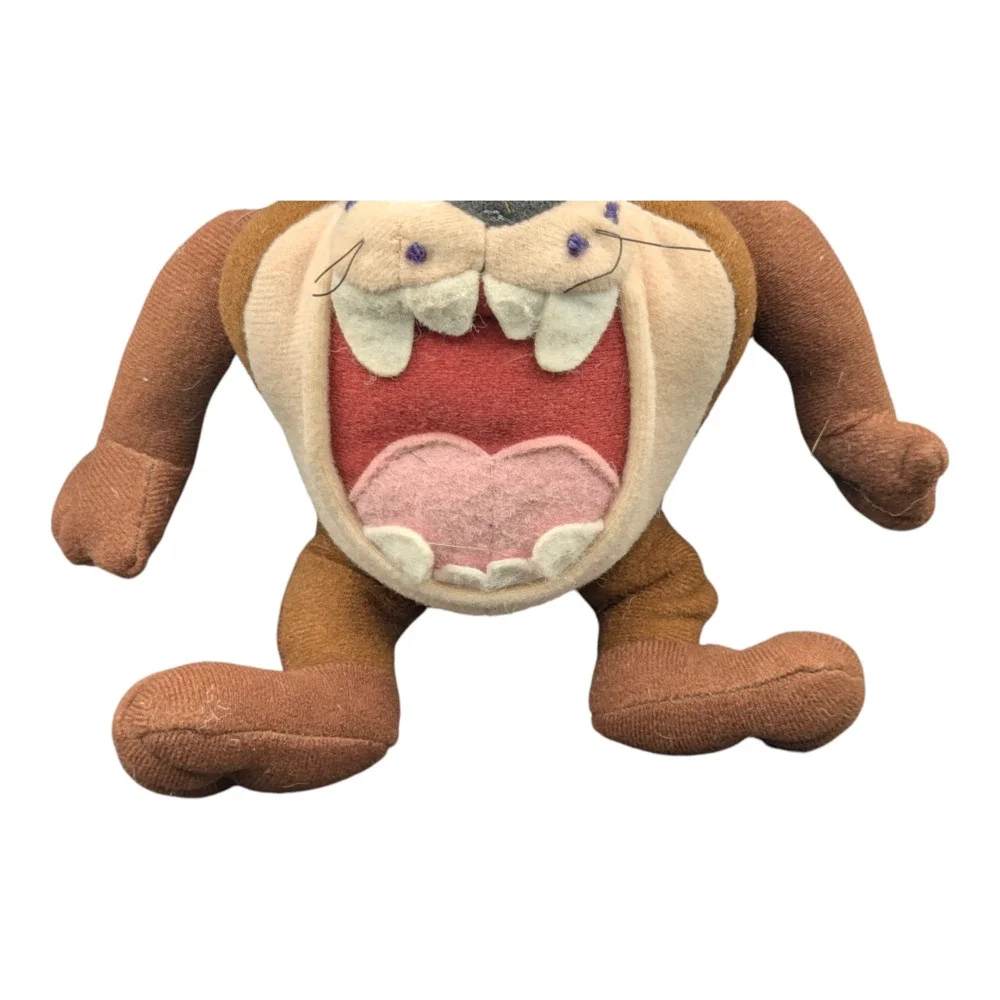 Looney Tunes Taz Tazmanian‎ Devil Plush Stuffed Animal Play By Play 1997